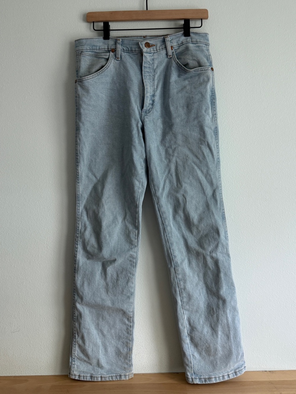 Wrangler Light Blue Straight Leg Jeans